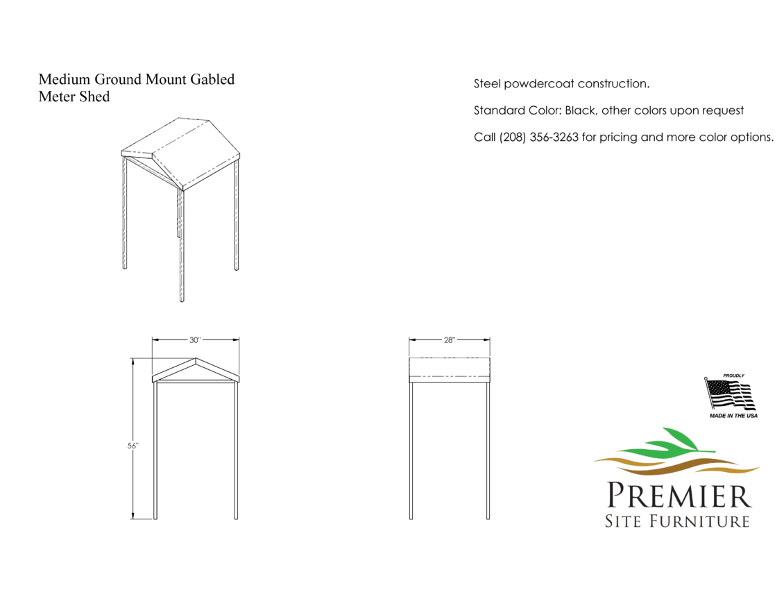 Medium Ground Mount Gabled