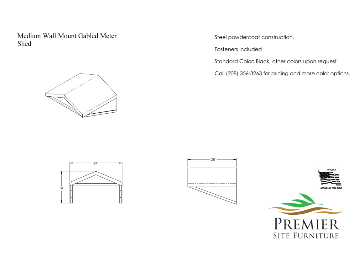 Gabled Meter Shed