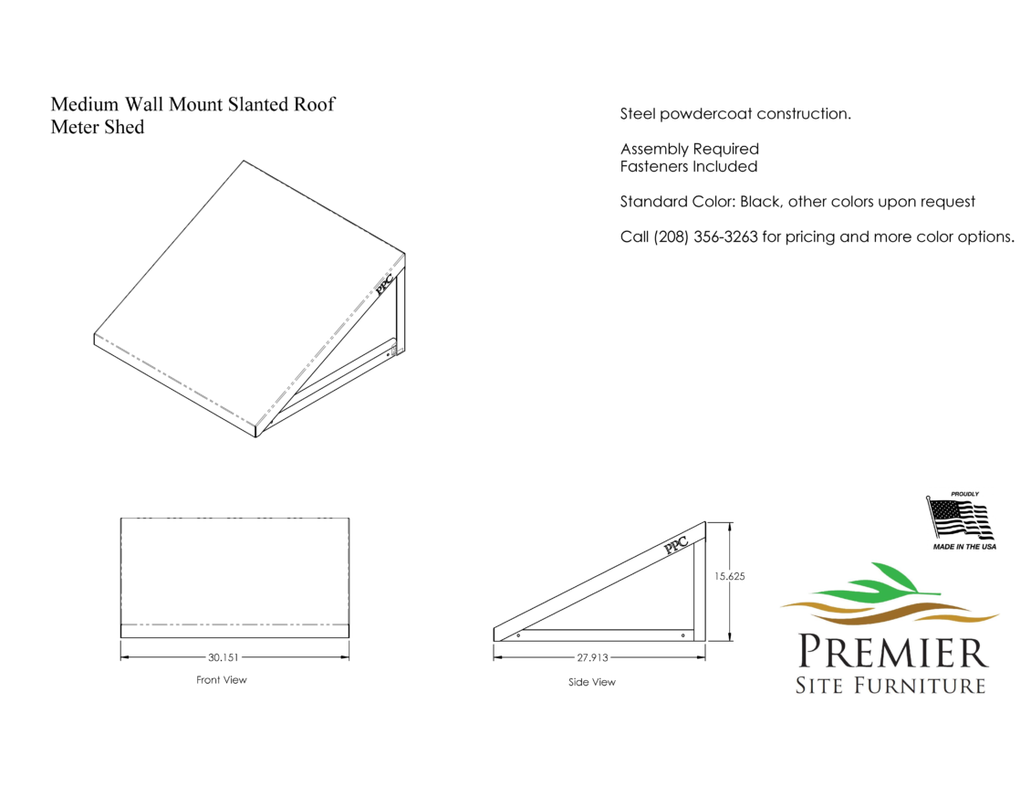 Roof Meter Shed